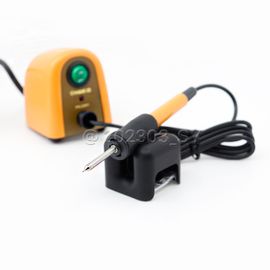 HAKKO FD-200 Wood Burning & Soldering Iron Station, Multi-Purpose Pen Tip (T21-B1) for Leather, Wood Craft, Carving